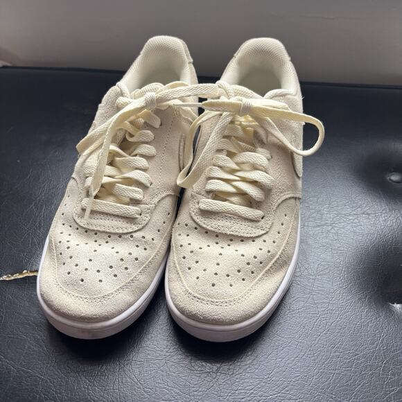 Size 8 - Nike Court Vision Low Beige DH0253-100 Buttery Soft